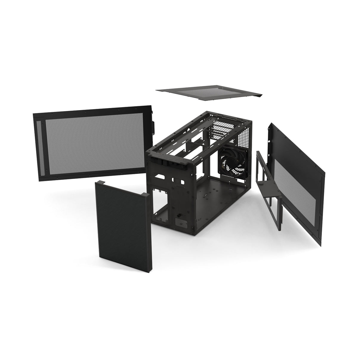 Silverstone SUGO 17 Micro ATX Desktop Black Mesh Side Panel, USB 3.2 Gen 2 Type-C, USB 3.2 Gen 1 Type-A