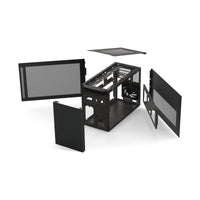 Silverstone SUGO 17 Micro ATX Desktop Black Mesh Side Panel, USB 3.2 Gen 2 Type-C, USB 3.2 Gen 1 Type-A
