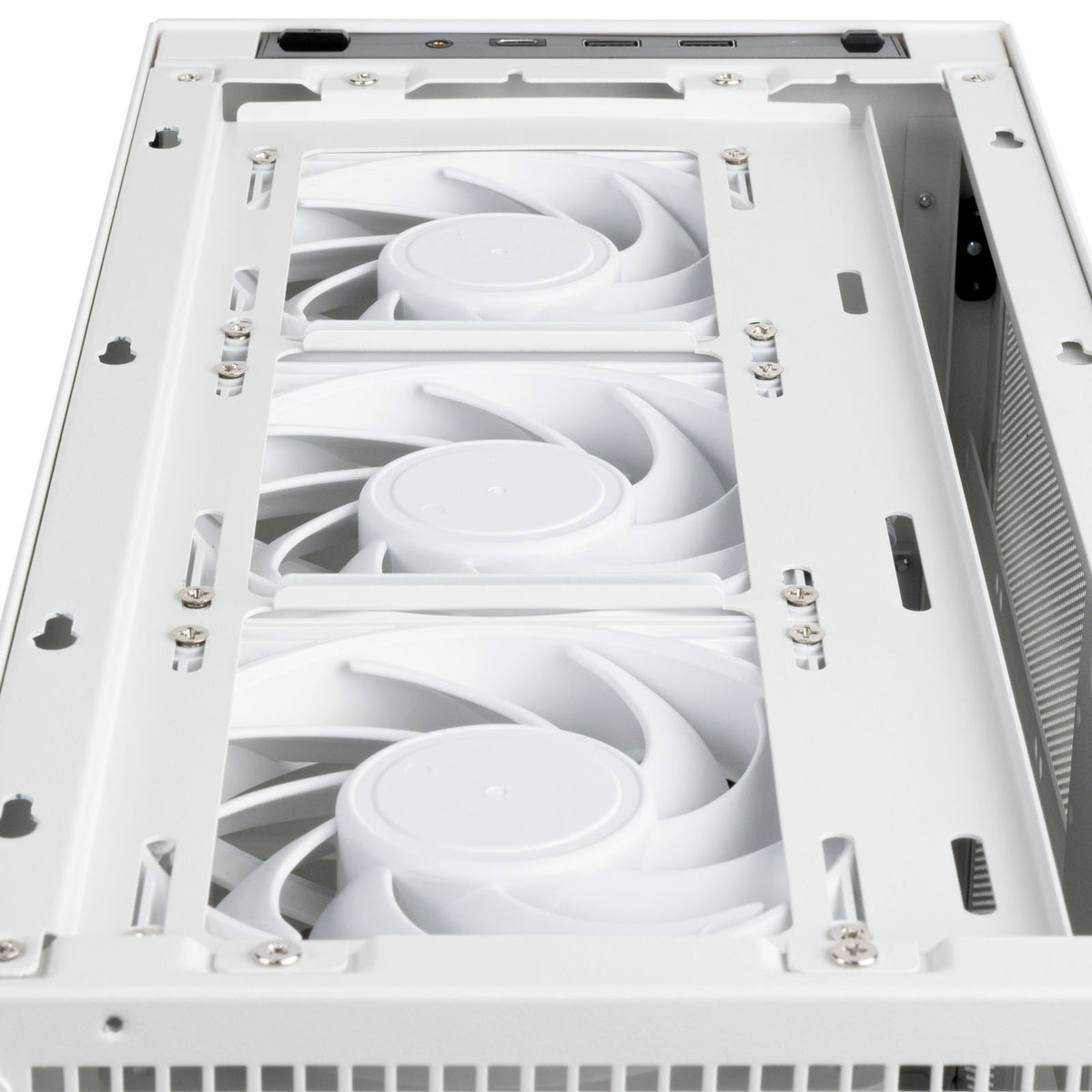 Silverstone SUGO 17 Micro ATX Desktop White Mesh Side Panel with USB 3.2 Gen 2 Type-C and USB 3.2 Gen 1 Type-A