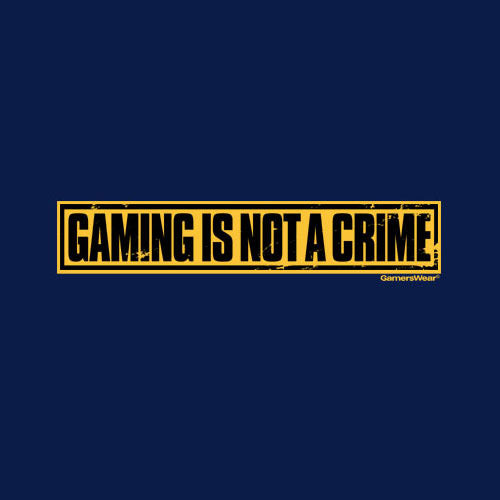 GamersWear NOT A CRIME Kapu Navy (XL)