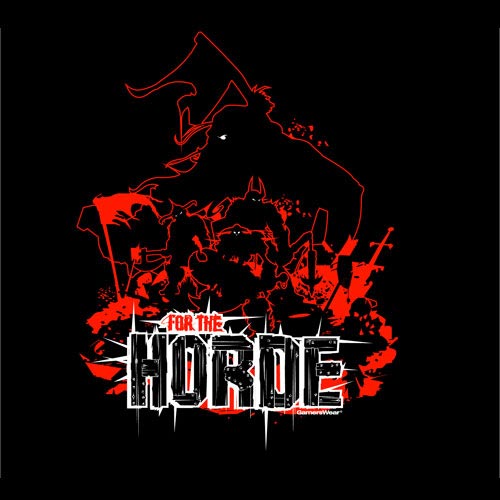 GamersWear FOR THE HORDE T-Shirt Black (M)