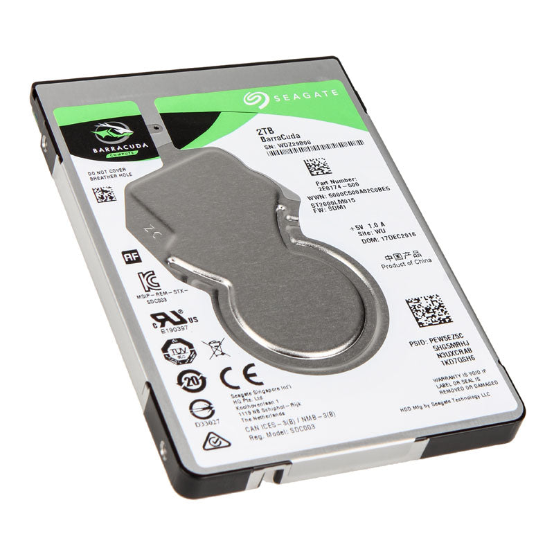 Seagate BarraCuda 2 To HDD 2,5" 5400 tr/min SATA interne