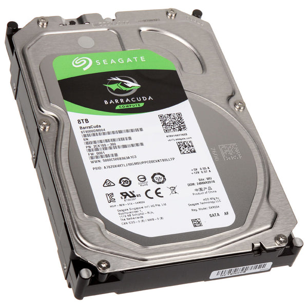 Seagate BarraCuda HDD, SATA 6G, 5400 U/min, 3,5 Zoll - 8 TB