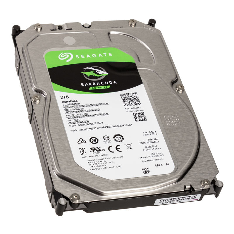 Seagate Barracuda 2TB HDD 3.5" 7200RPM SATA