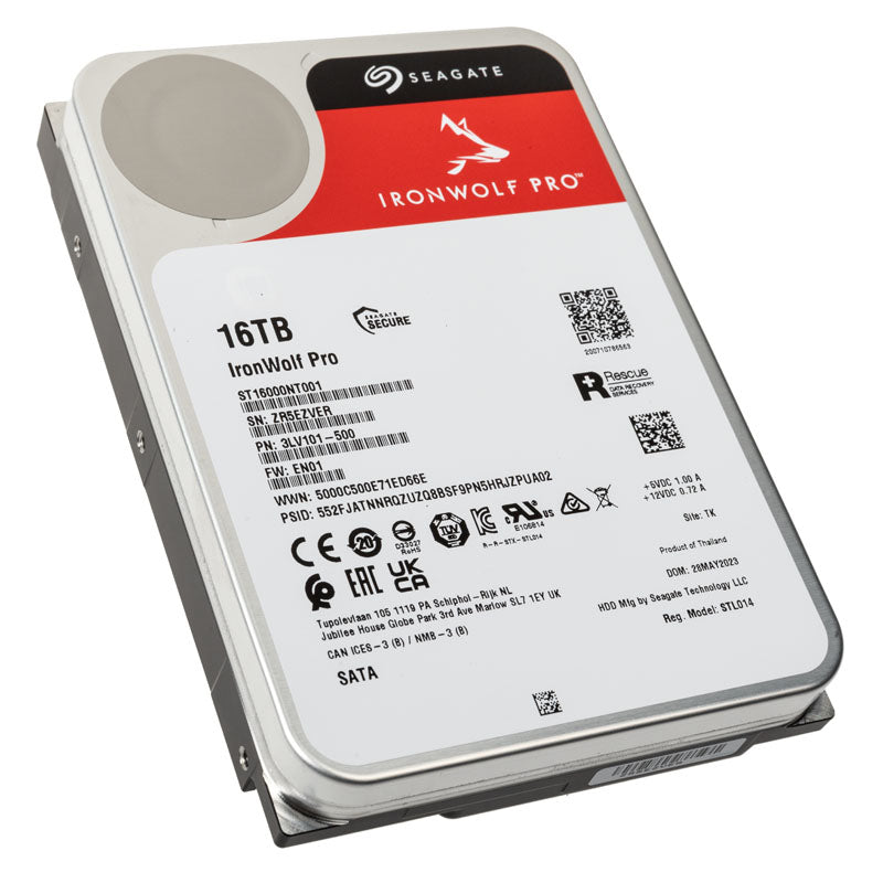Seagate IronWolf Pro 16TB HDD 7200RPM 3.5" SATA