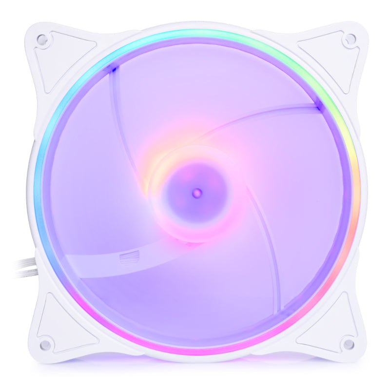 Alphacool Rise Aurora PWM-Lüfter - 140mm, weiß