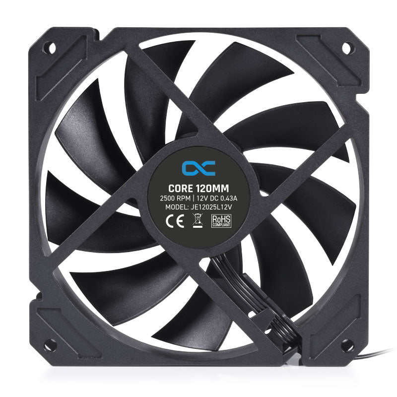 Alphacool Core PWM-Lüfter 2.500 U/min - 120 mm - schwarz