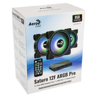 Aerocool Saturn 12F Pro ARGB LED Lüfter, 3er-Pack inkl. Controller - 120mm