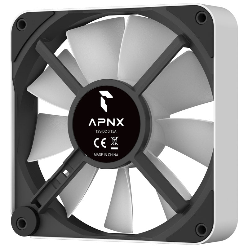 APNX FP2-120 PWM Lüfter, ARGB - 120mm, weiß