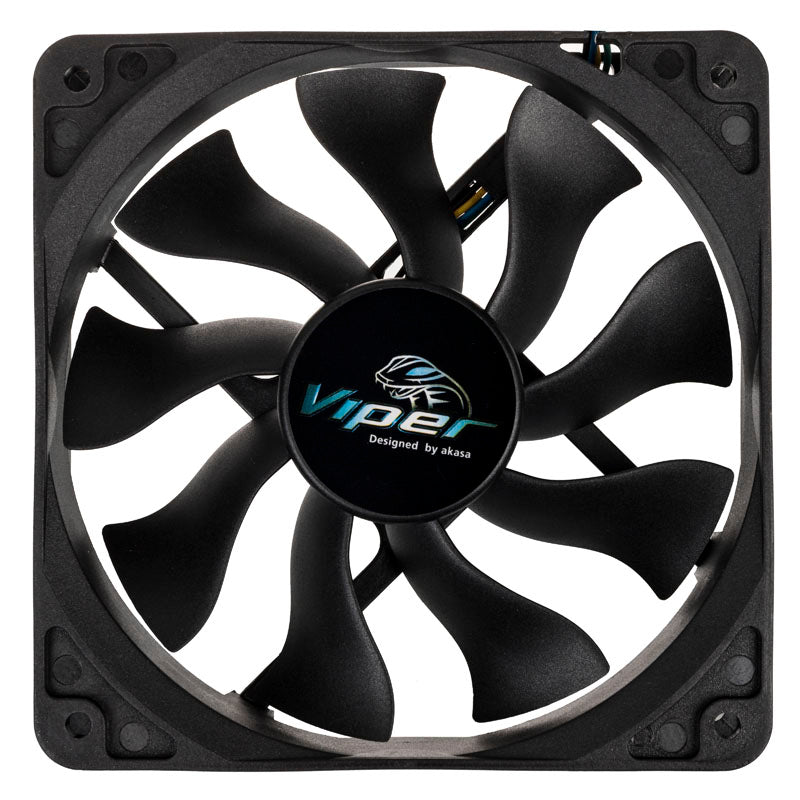 Akasa Viper PWM Lüfter, schwarz - 120mm