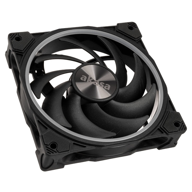 Akasa SOHO AR Addressable-RGB Lüfter, schwarz - 120mm