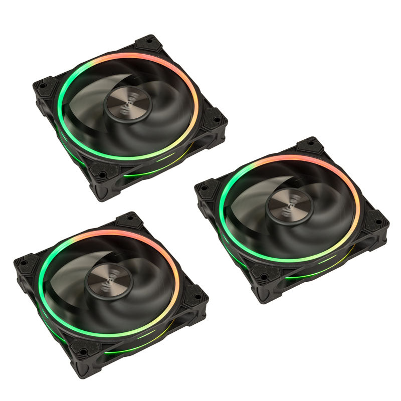 Akasa SOHO AR Kit, ARGB-Lüfter, 120 mm - 3er Pack