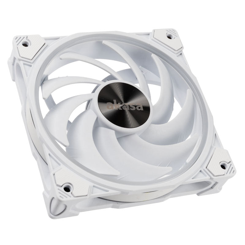 Akasa SOHO AR Addressable-RGB Lüfter, weiß - 120mm