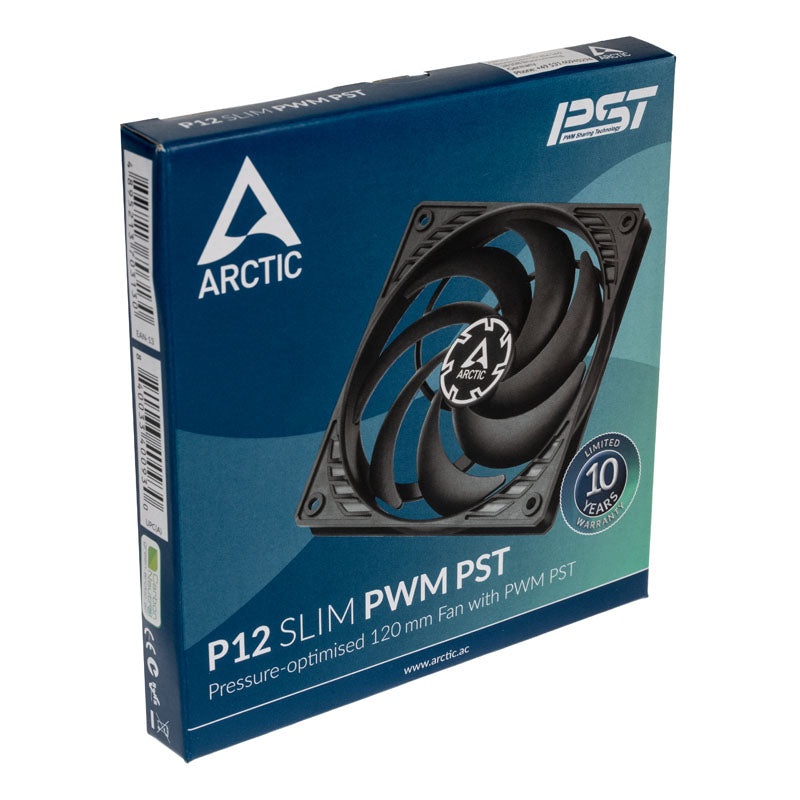 ARCTIC P12 Slim 120mm Noir PWM PST