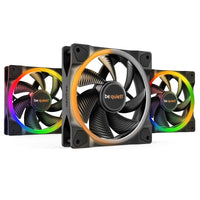 be quiet! Light Wings ARGB PWM Lüfter, Triple Pack - 120mm, schwarz