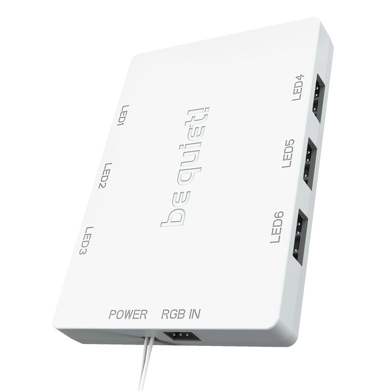 be quiet! Light Wings ARGB PWM Lüfter, Triple Pack - 120mm, weiß, High Speed