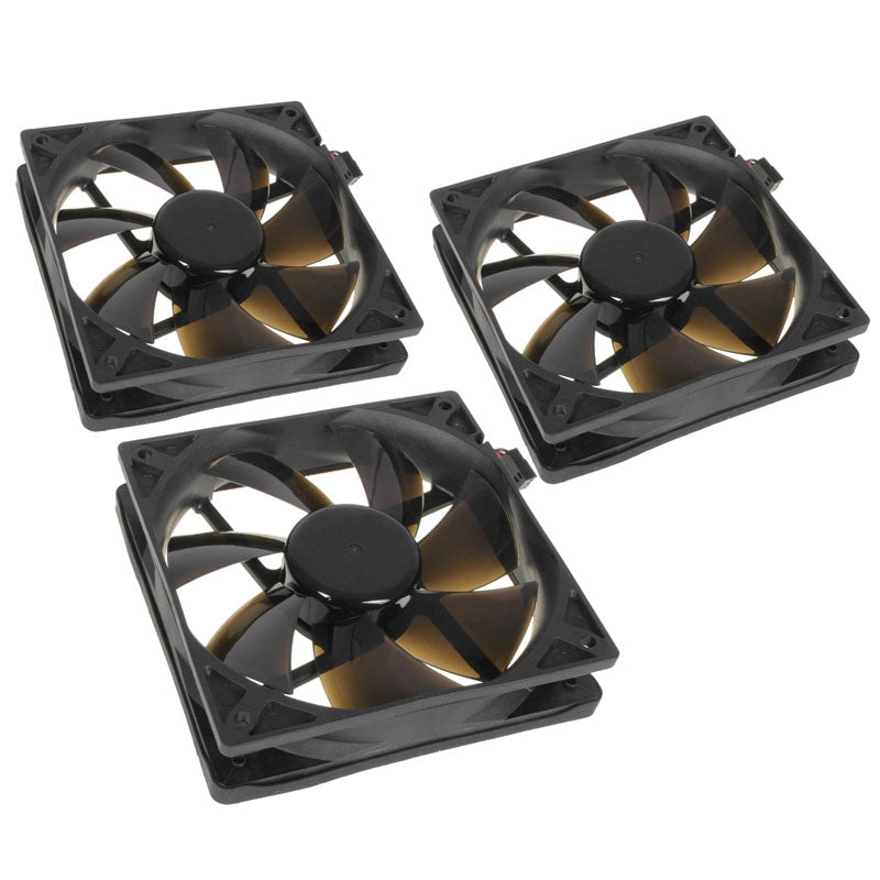 Noiseblocker BlackSilent Pro Fan PLPS - 120mm PWM, 3 Stück