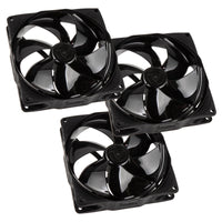 Noiseblocker NB-eLoop Fan B12-PS Black Edition - 120mm PWM, 3 Stück