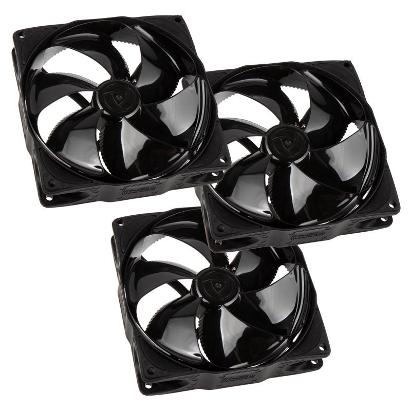 Noiseblocker NB-eLoop Fan B12-PS Black Edition - 120mm PWM, 3 Stück