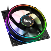 Cryorig Crona S PWM Lüfter, ARGB, 3er Pack - 120mm, schwarz