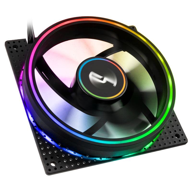 Cryorig Crona S PWM Lüfter, ARGB, 3er Pack - 120mm, schwarz