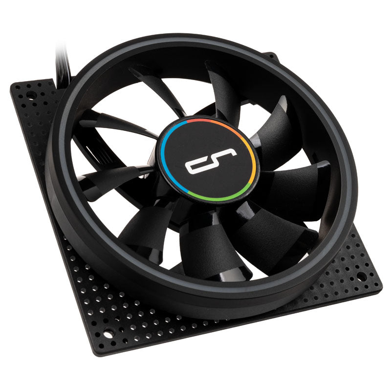 Cryorig Crona S PWM Lüfter, ARGB, 3er Pack - 120mm, schwarz