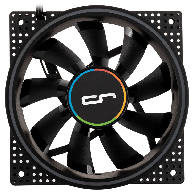 Cryorig Crona S PWM Lüfter, ARGB, 3er Pack - 120mm, schwarz