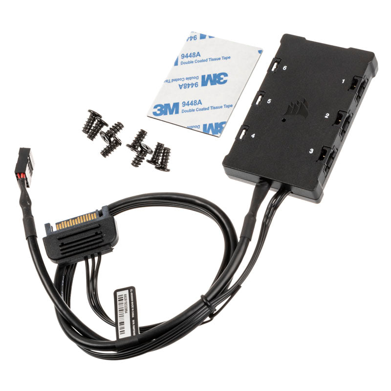 Corsair iCUE QL140 140 mm noir PWM RGB 50,2 CFM lot de 2
