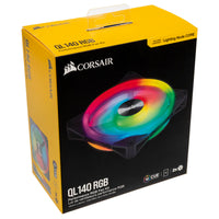 Corsair iCUE QL140 140 mm noir PWM RGB 50,2 CFM lot de 2
