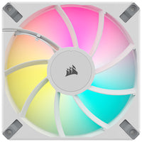 Corsair AF Elite Series RGB PWM Lüfter 2er Pack inkl. RGB-Controller - 140mm, weiß
