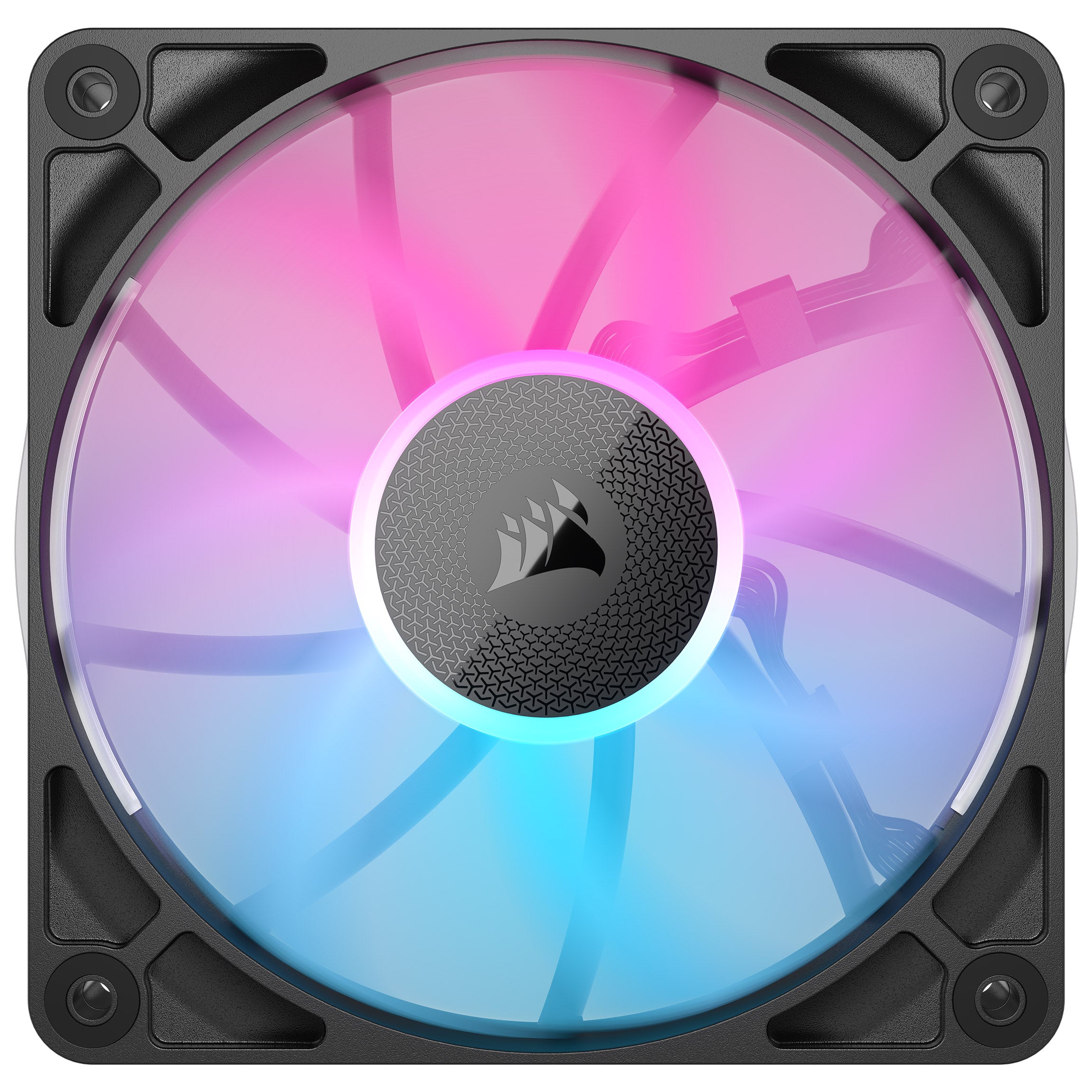 Corsair iCUE LINK RX120 RGB Series, PWM Lüfter 3er Pack - 120 mm, schwarz