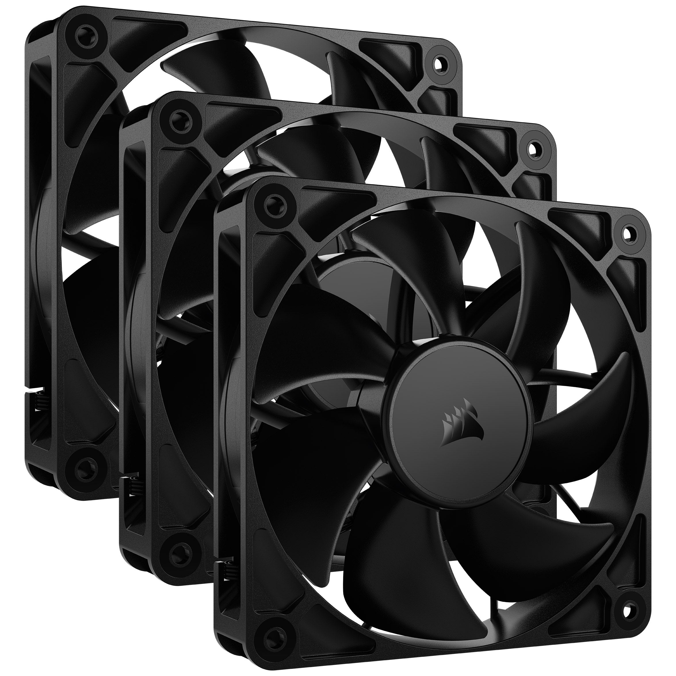 Corsair RS Series 120, PWM Lüfter 3er Pack  - 120mm, schwarz