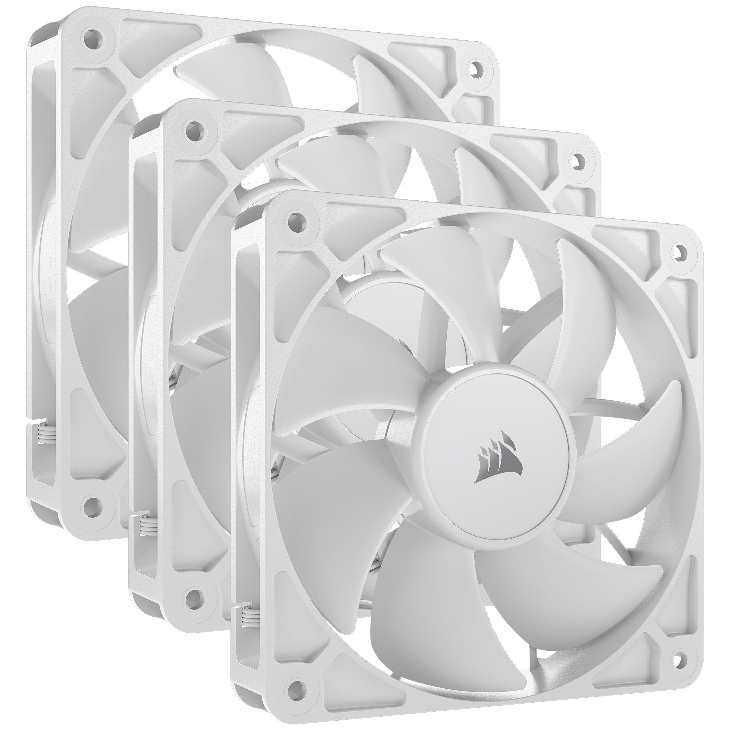Corsair RS Series 120, PWM Lüfter 3er Pack - 120mm, weiß