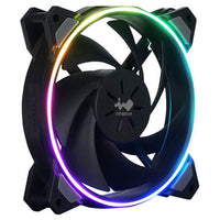 InWin Sirius Loop RGB PWM Lüfter 3er Pack inkl. RGB-Controller - 120 mm, schwarz
