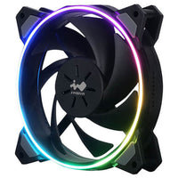 InWin Sirius Loop RGB PWM Lüfter 3er Pack inkl. RGB-Controller - 120 mm, schwarz