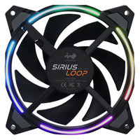 InWin Sirius Loop RGB PWM Lüfter 3er Pack inkl. RGB-Controller - 120 mm, schwarz