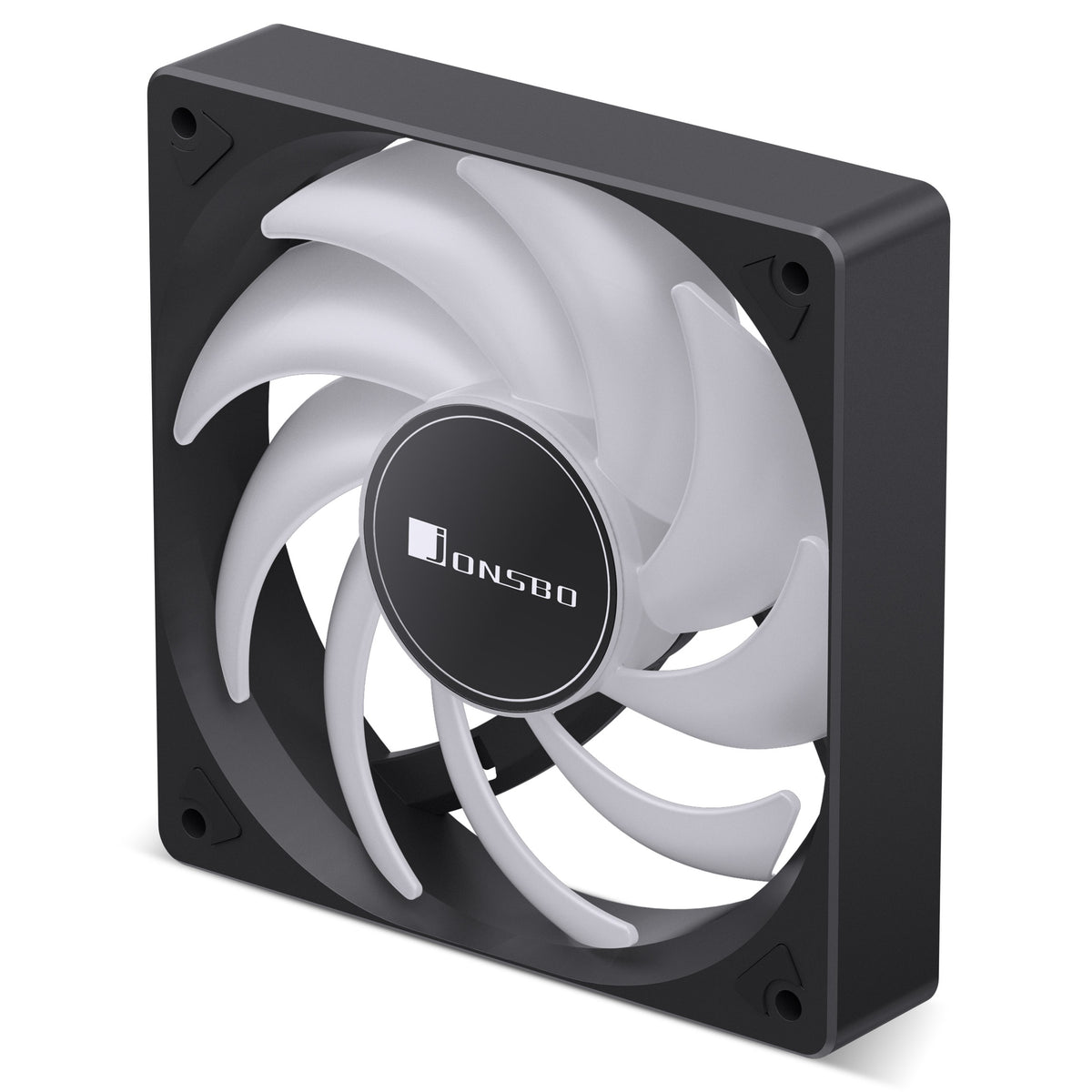 Ventilateur Jonsbo SL-120C RGB, 3 broches, 120 mm - blanc