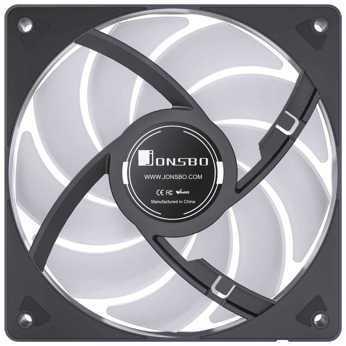 Jonsbo SL-120 PWM Lüfter, ARGB - 120mm, schwarz