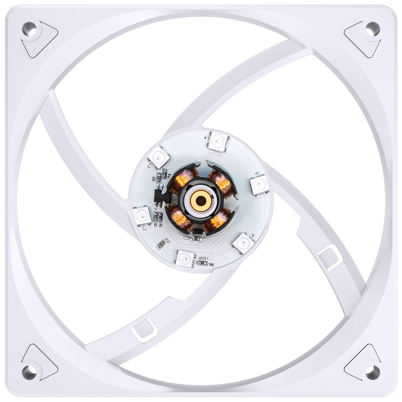 Jonsbo SL-120 Lüfter, PWM, Reversed - 120mm, weiß