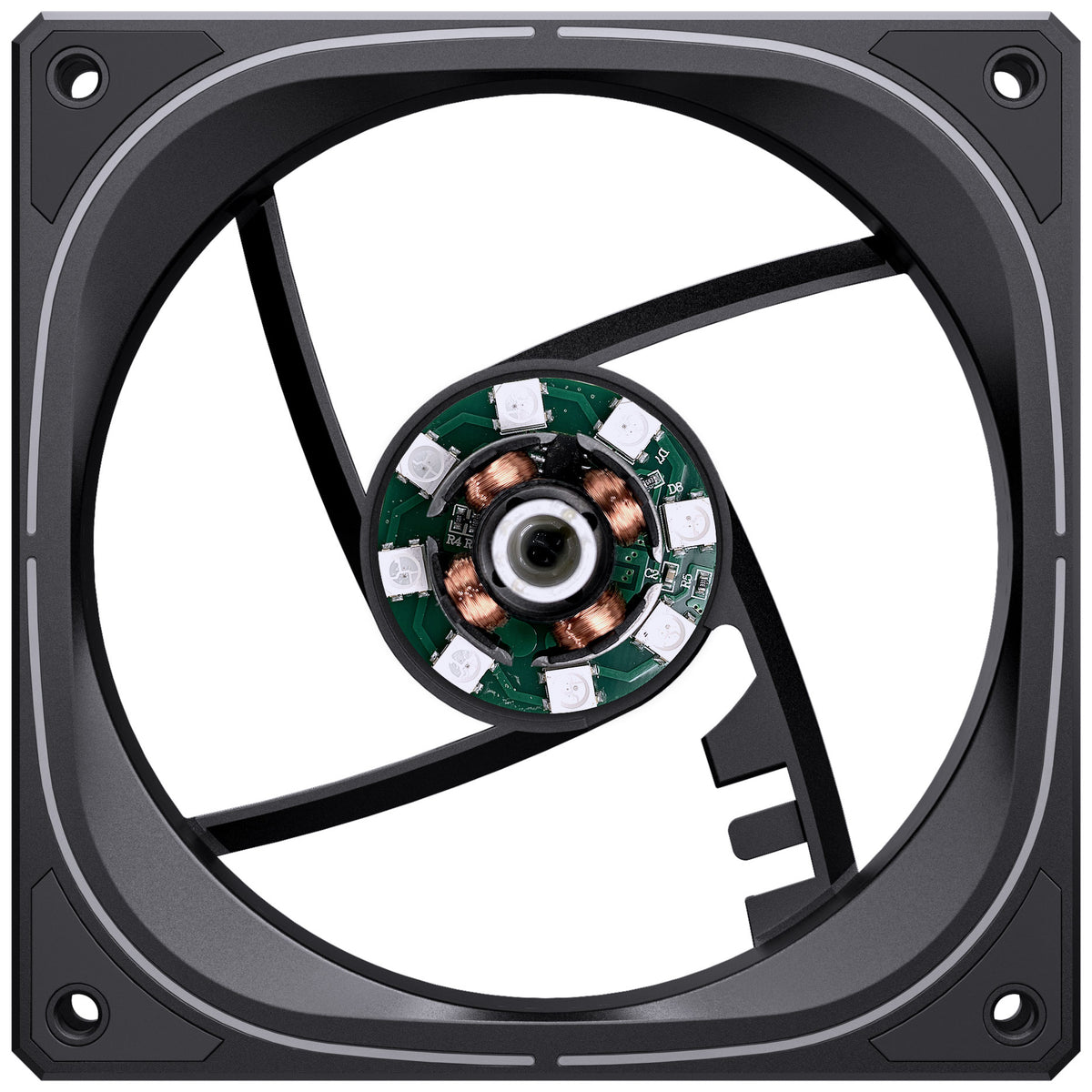 Jonsbo FR-505 ARGB PWM Lüfter, 120mm - schwarz