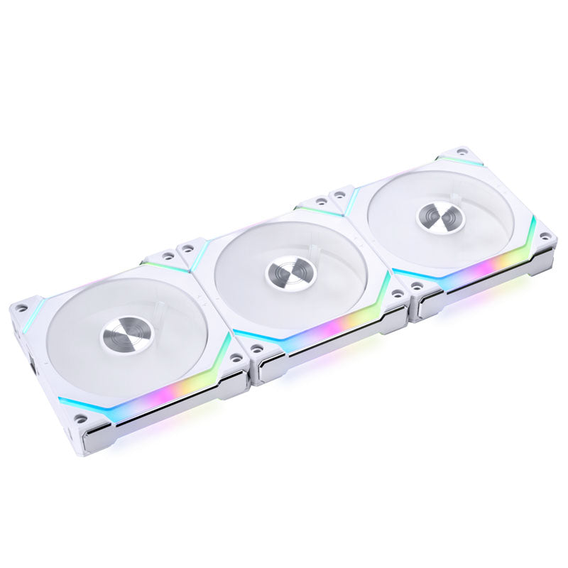 Lian Li UNI FAN SL120 V2 ARGB PWM Lüfter, 3er Pack - 120mm, weiß