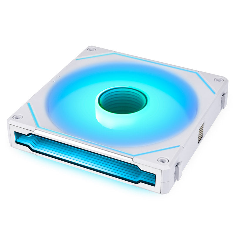 Lian Li Uni Fan SL-Infinity 140mm White Addressable RGB PWM 72.7 CFM 1-Pack