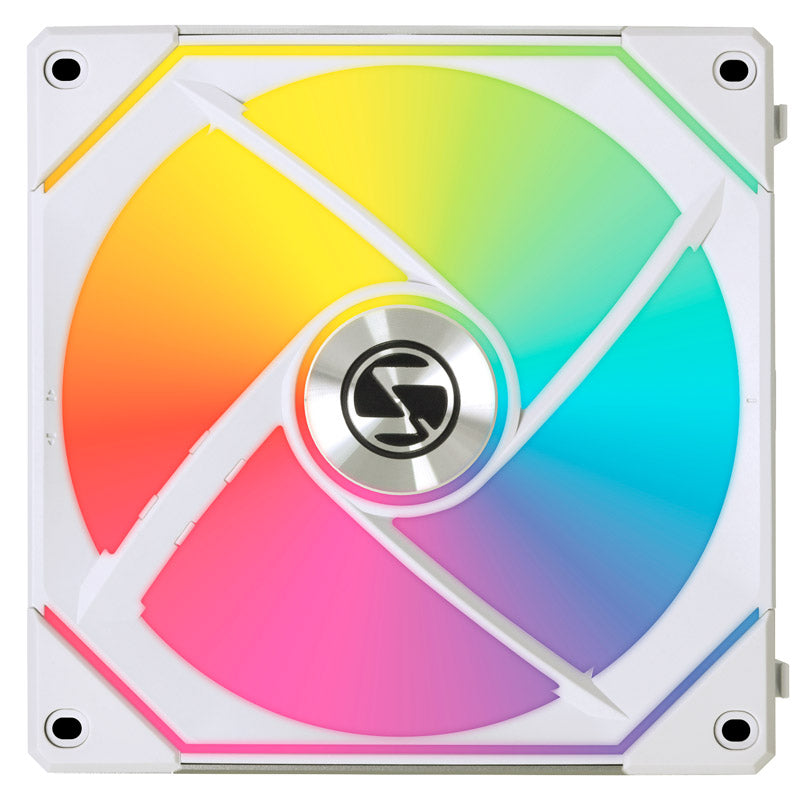 Lian Li Uni Fan SL-Infinity 140mm White Addressable RGB PWM 72.7 CFM 1-Pack