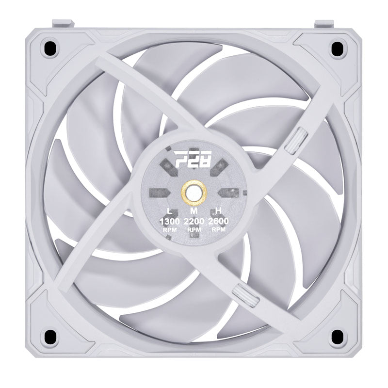 Lian Li UNI VENTILATEUR P28 120mm Blanc PWM 92 CFM