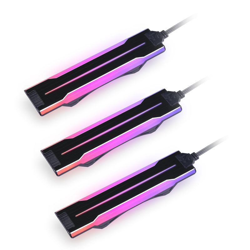 Lian Li UNI FAN P28 Side ARGB Strip, 3er Pack - schwarz