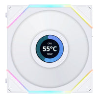 Lian Li UNI FAN TL LCD Series Lüfter, 3er-Pack inkl. Controller - 120mm, weiß
