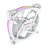 Montech AX120 120mm White Addressable RGB PWM 59 CFM 1-Pack