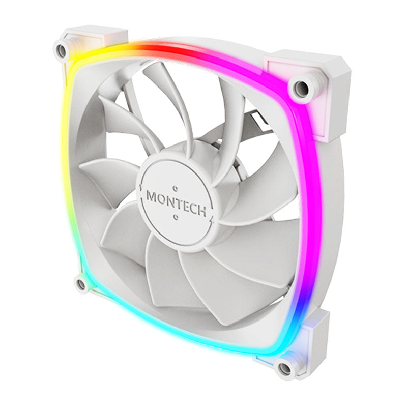 Montech RX120 PWM 120x120x25 (blanc, 120 mm)