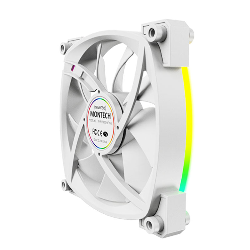 Montech RX120 PWM 120x120x25 (blanc, 120 mm)