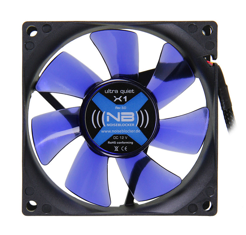 Noiseblocker BlackSilent Fan X1 - 80mm